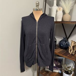 Sundry X Cake Park City Full Zip Hoodie SZ 2 Womens Sweatshirt Lyocell Blend USA